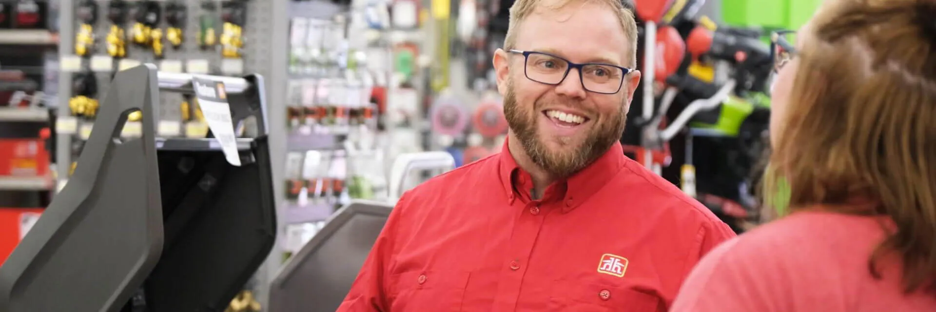 A Kidd's Home Hardware team member in the store