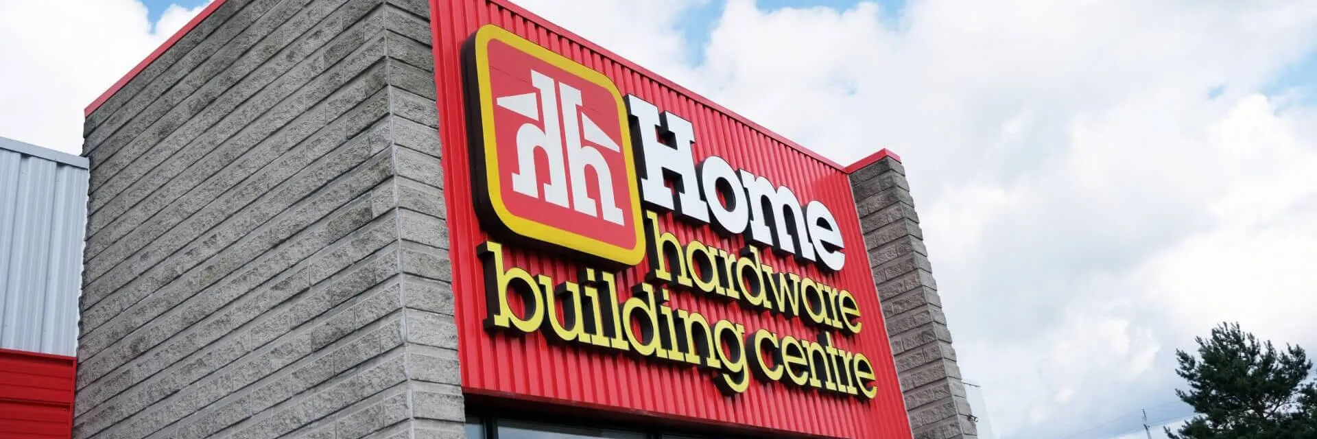 The Home Hardware Building Centre sign on the Kidd's store in Sundridge